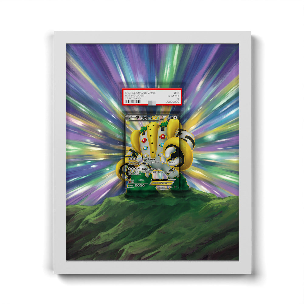 99/99 Regigigas EX - Extended Artwork Pokemon Card Frame