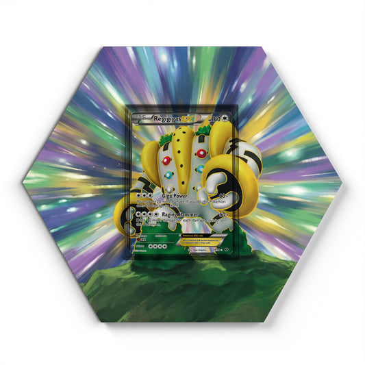 99/99 Regigigas EX - Extended Artwork Pokemon Card Display