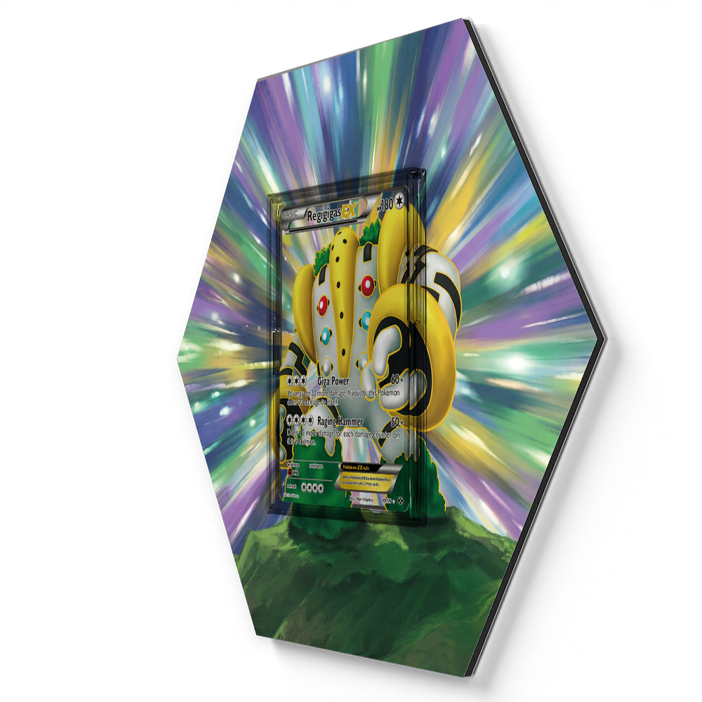 99/99 Regigigas EX - Extended Artwork Pokemon Card Display