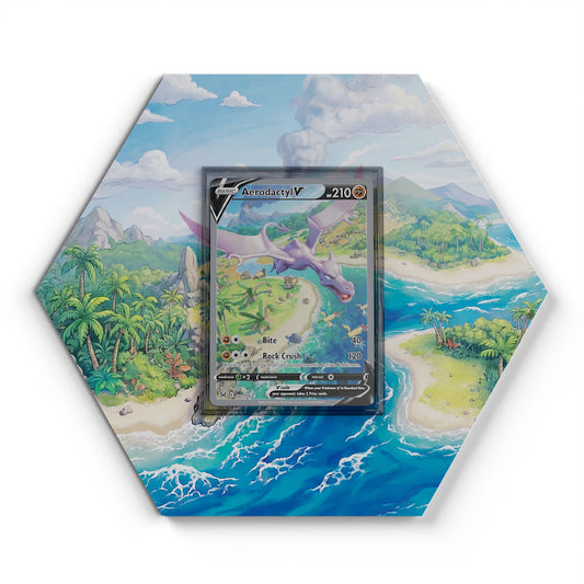180/196 Aerodactyl V - Extended Artwork Pokemon Card Display