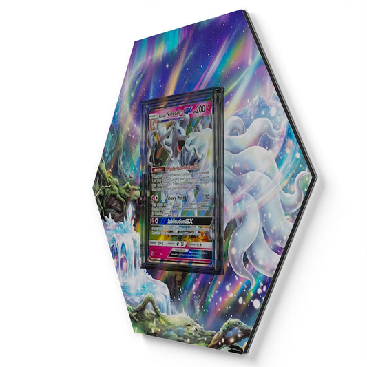 132/214 Alola-Vulnona GX - Extended Artwork Pokemon Card Display
