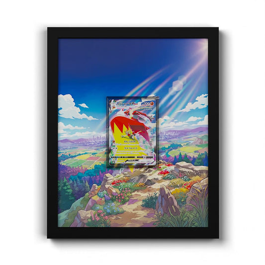 217/184 Lohgock - Extended Artwork Framed Pokemon Card Display