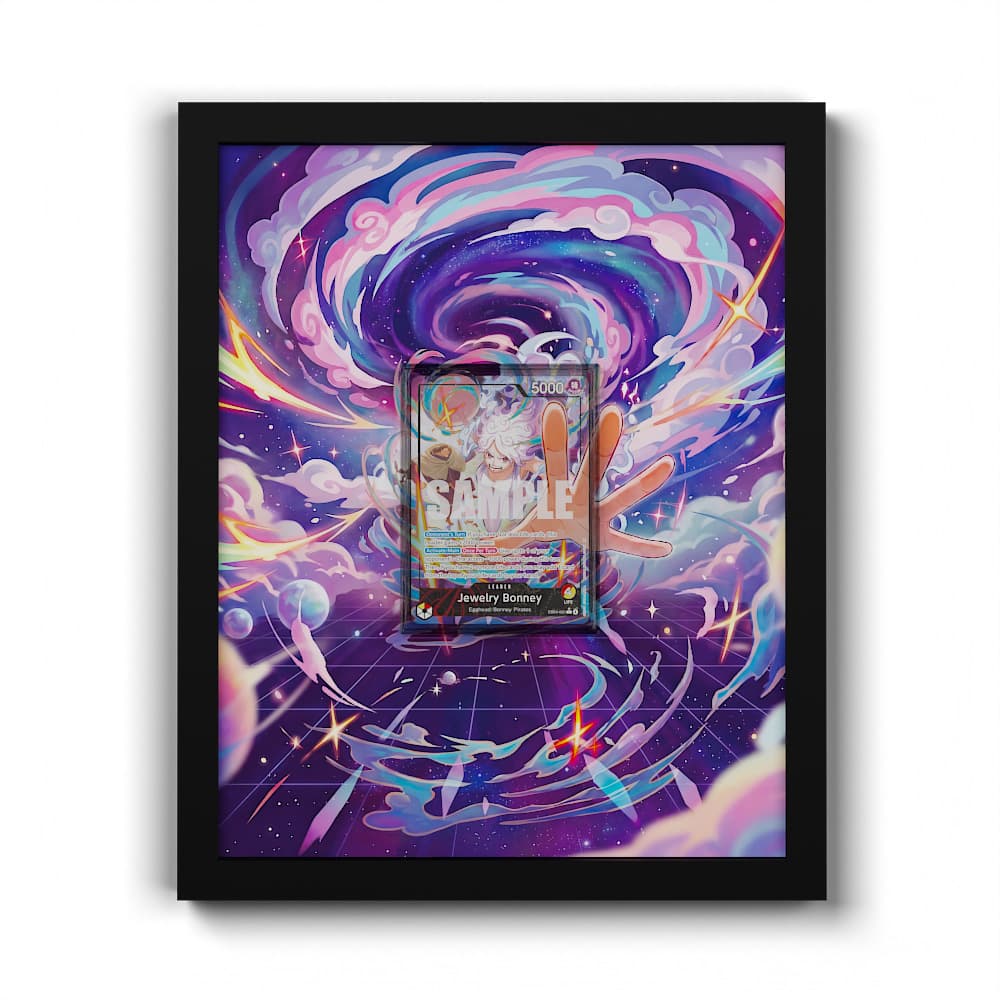EB04-001 Bonney AA - Extended Artwork Framed One Piece Card Display