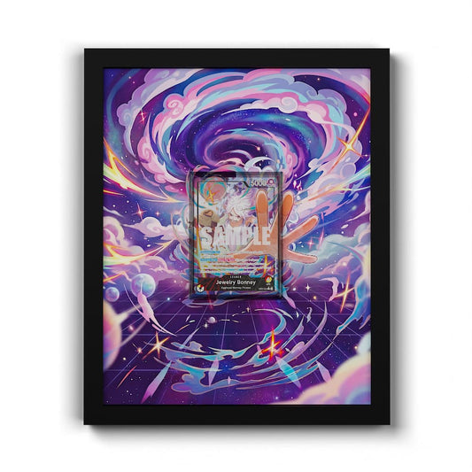 EB04-001 Bonney AA - Extended Artwork Framed One Piece Card Display