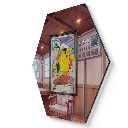 0709/09 Kapitän Pikachu - Extended Artwork Pokemon Card Display