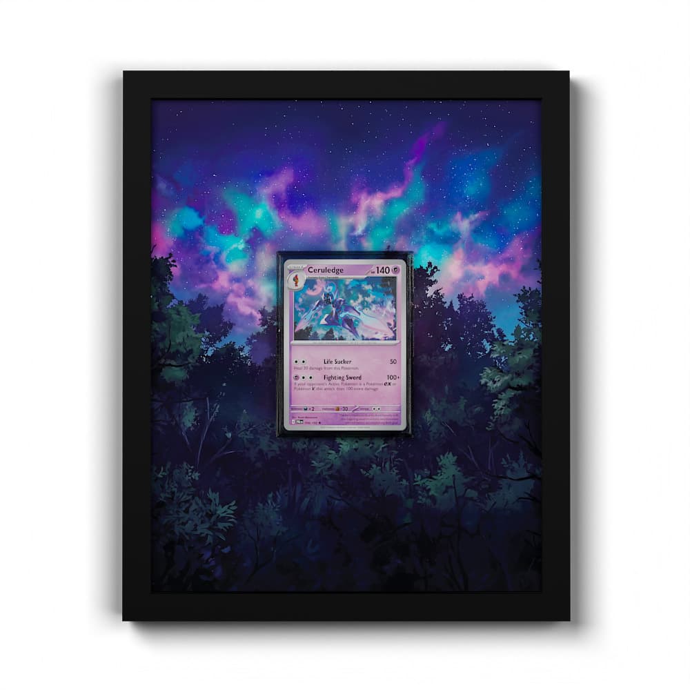 098 Azugladis - Extended Artwork Framed Pokemon Card Display