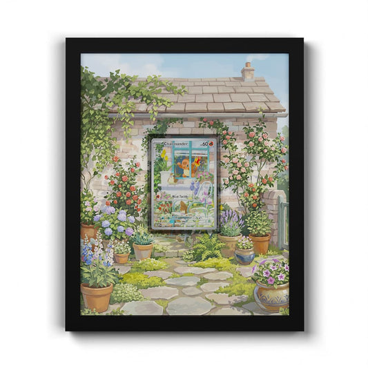 044 Glumanda - Extended Artwork Framed Pokemon Card Display