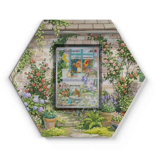 044 Glumanda (Promo) - Extended Artwork Pokemon Card Display