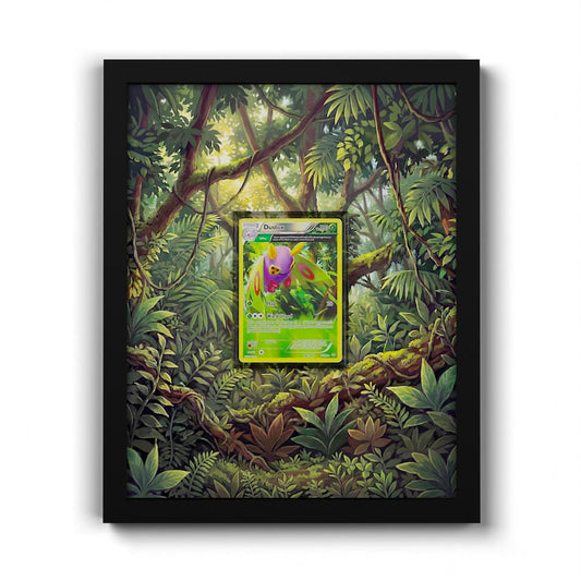 8/108 Pudox - Extended Artwork Framed Pokemon Card Display