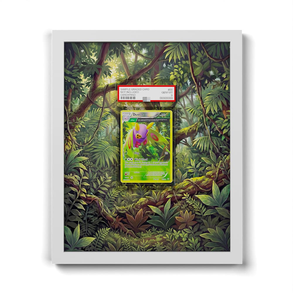 8/108 Pudox - Extended Artwork Framed Pokemon Card Display