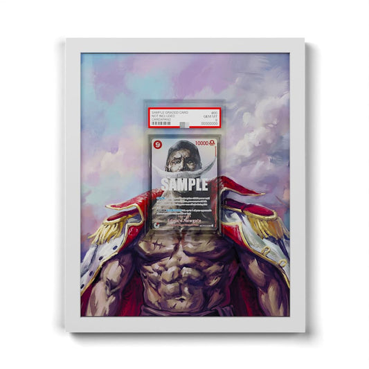 OP02-004 Edward Newgate - Extended Artwork Framed One Piece Card Display