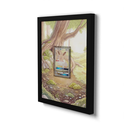 SM233 Evoli GX - Extended Artwork Framed Pokemon Card Display