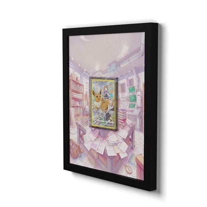 TG11 Evoli - Extended Artwork Framed Pokemon Card Display