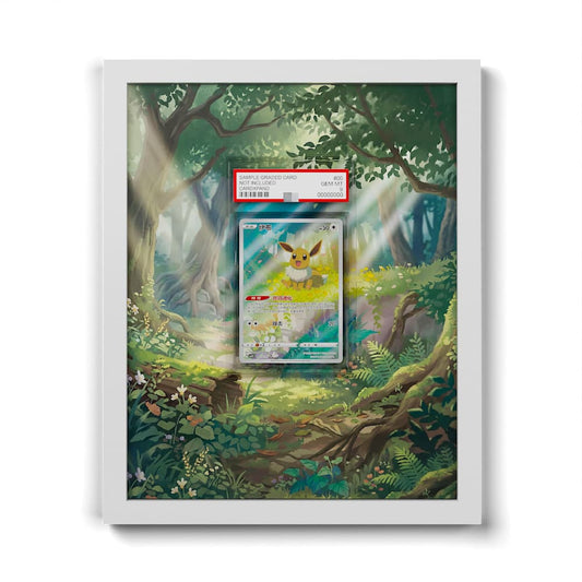 01 Evoli - Extended Artwork Framed Pokemon Card Display
