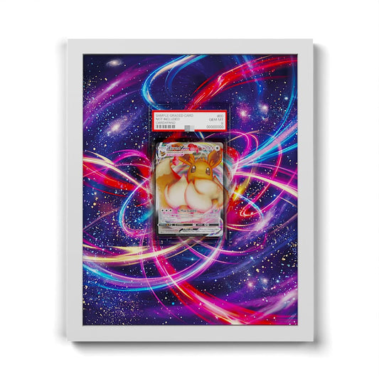 SWSH087 Evoli VMAX - Extended Artwork Framed Pokemon Card Display