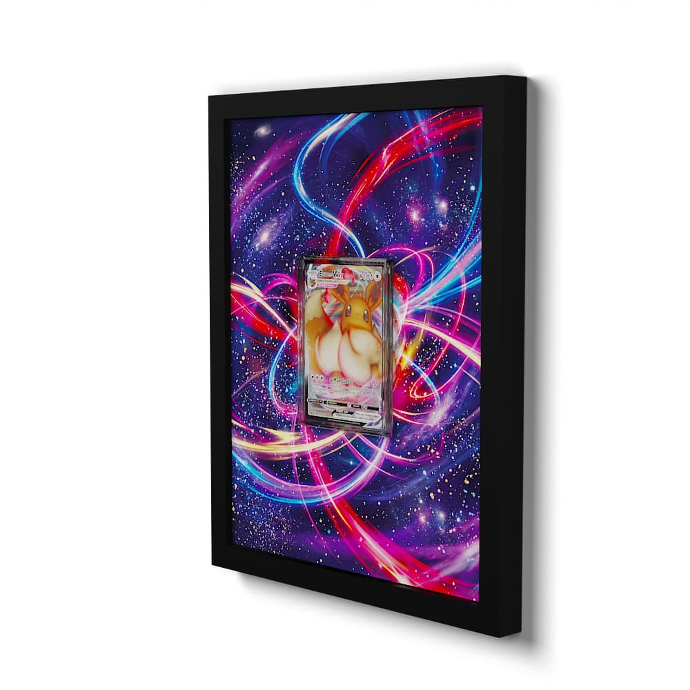 SWSH087 Evoli VMAX - Extended Artwork Framed Pokemon Card Display