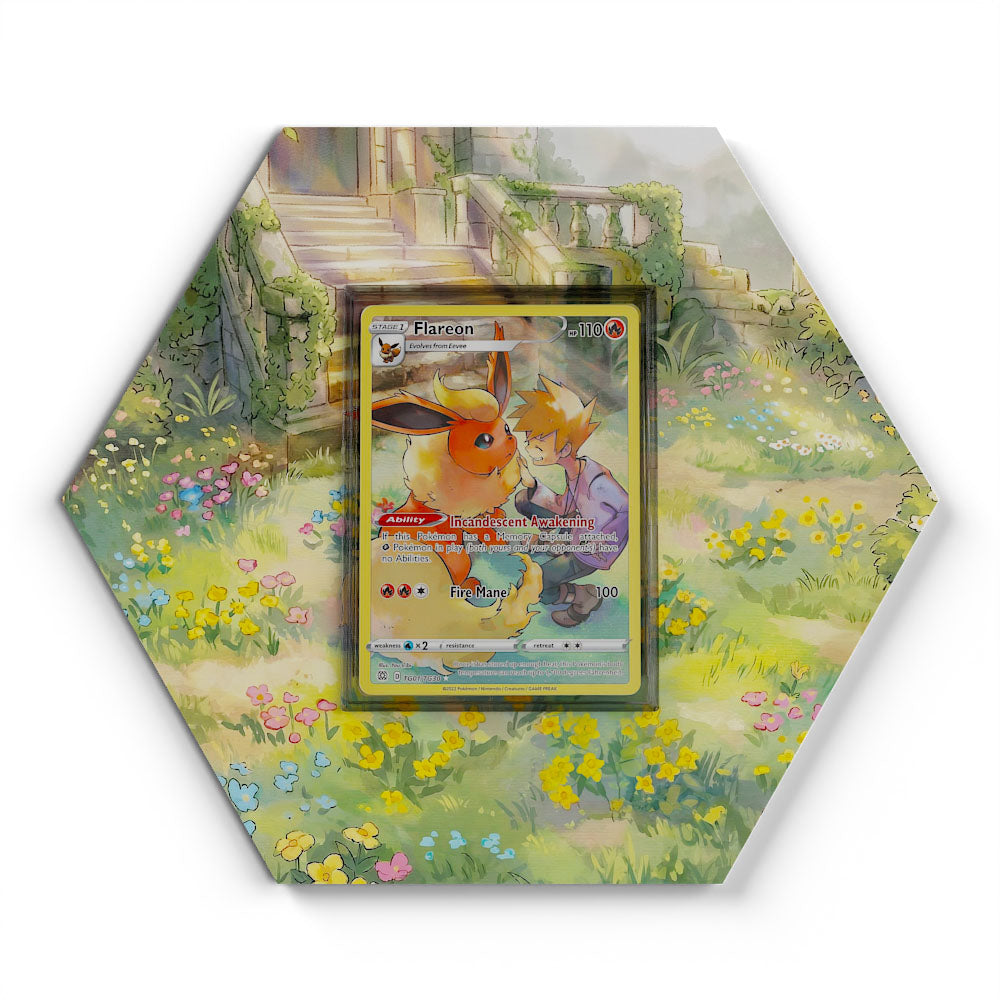 TG01/TG30 Flamara - Extended Artwork Pokemon Card Display