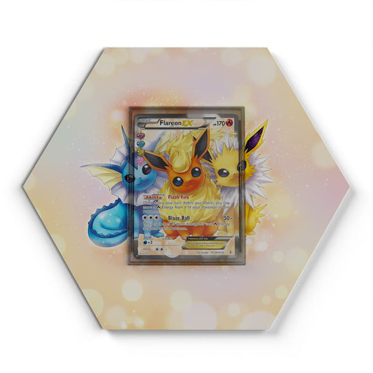 RC28 Flamara EX - Extended Artwork Pokemon Card Display