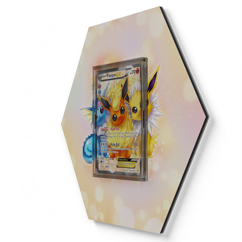 RC28 Flamara EX - Extended Artwork Pokemon Card Display