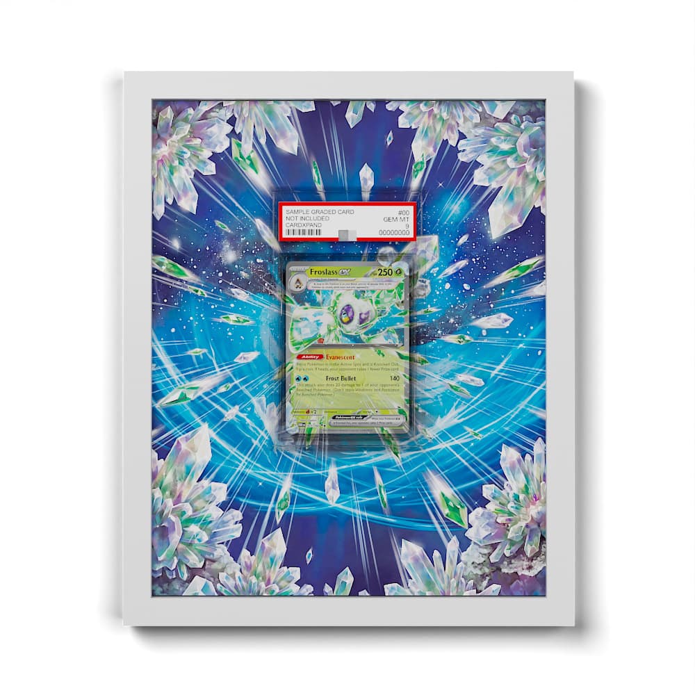 003/182 Frosdedje EX - Extended Artwork Framed Pokemon Card Display