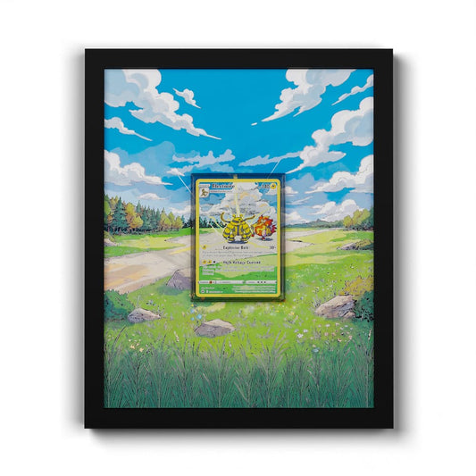 GG08 Elevoltek - Extended Artwork Framed Pokemon Card Display