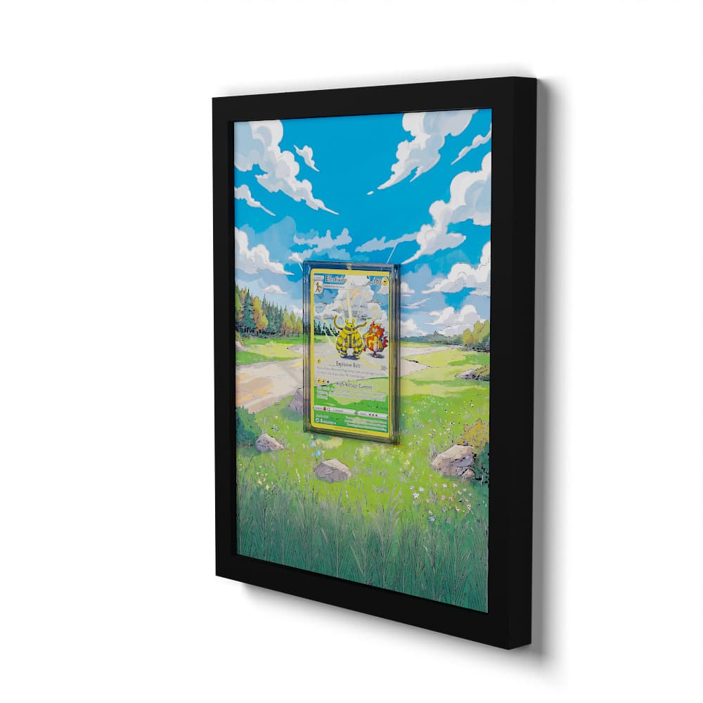 GG08 Elevoltek - Extended Artwork Framed Pokemon Card Display