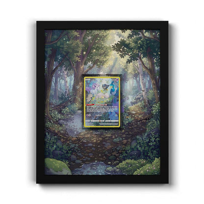 GG10 Mew - Extended Artwork Framed Pokemon Card Display