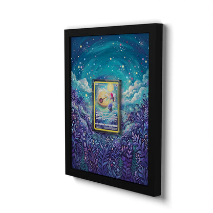 GG11 Lunastein - Extended Artwork Framed Pokemon Card Display