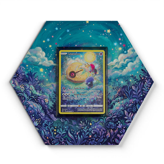 GG11/GG70 Lunastein - Extended Artwork Pokemon Card Display