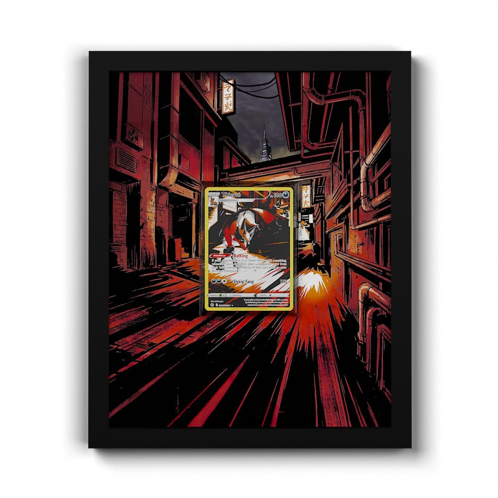 GG17 Gierspenst - Extended Artwork Framed Pokemon Card Display
