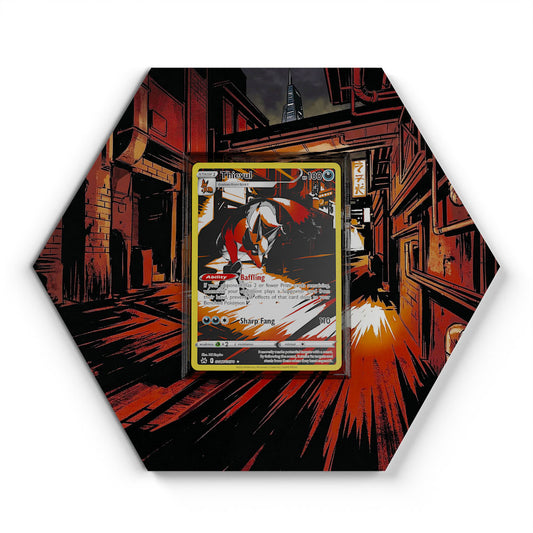 GG17/GG70 Gierspenst - Extended Artwork Pokemon Card Display