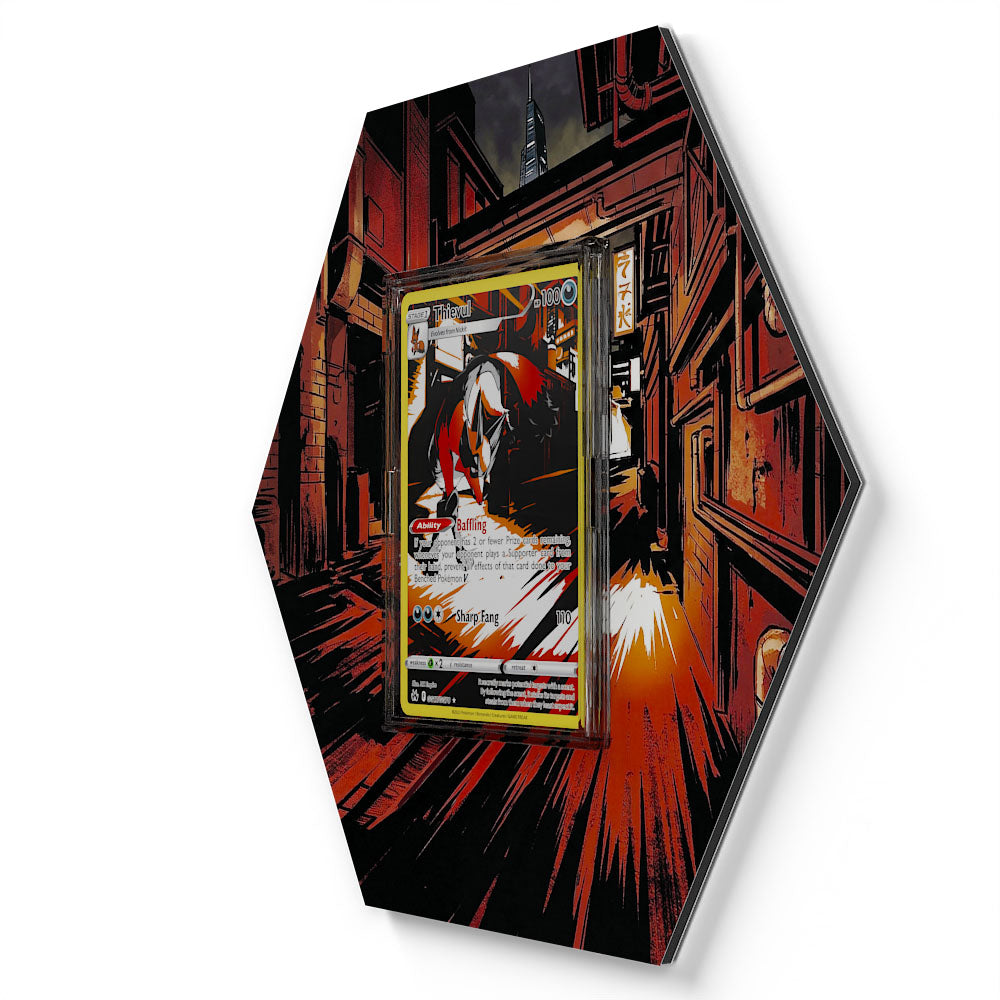 GG17/GG70 Gierspenst - Extended Artwork Pokemon Card Display