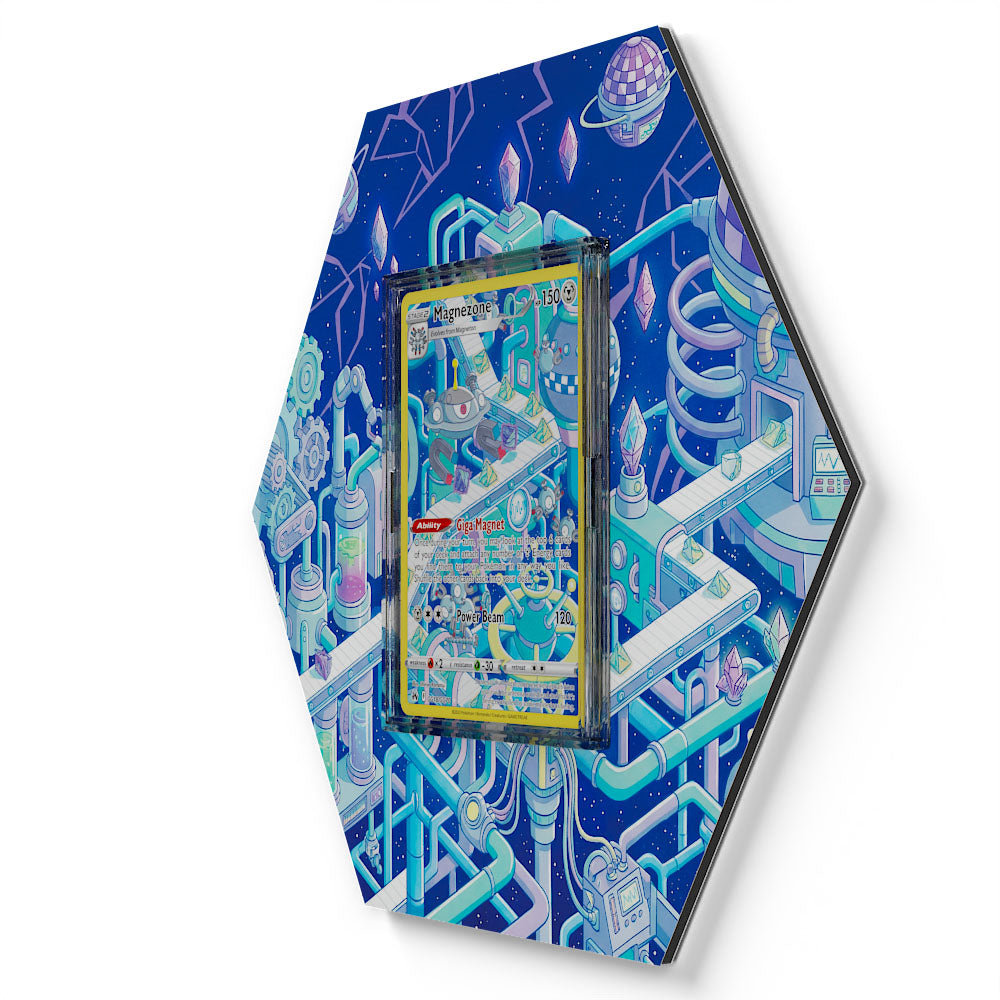 GG18/GG70 Magnezone - Extended Artwork Pokemon Card Display