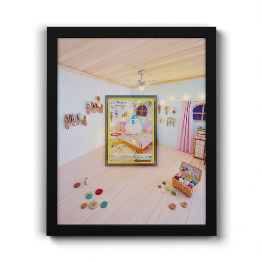 GG19 Altaria - Extended Artwork Framed Pokemon Card Display