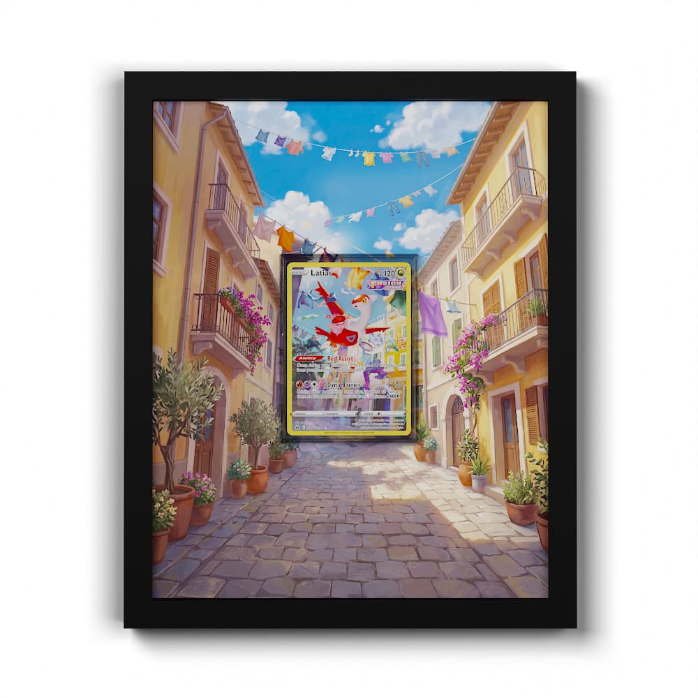 GG20 Latias - Extended Artwork Framed Pokemon Card Display