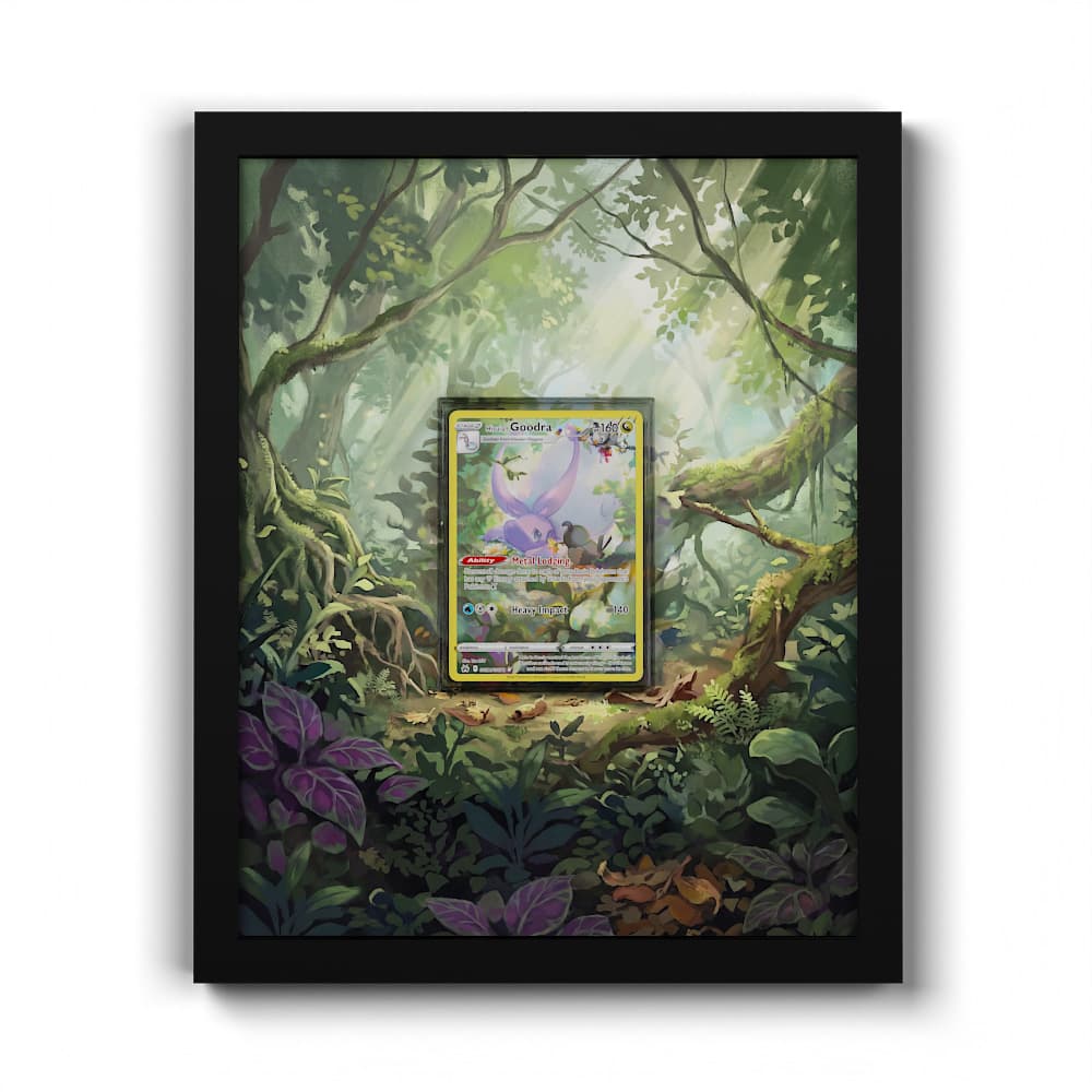 GG21 Hisuian Viscogon - Extended Artwork Framed Pokemon Card Display