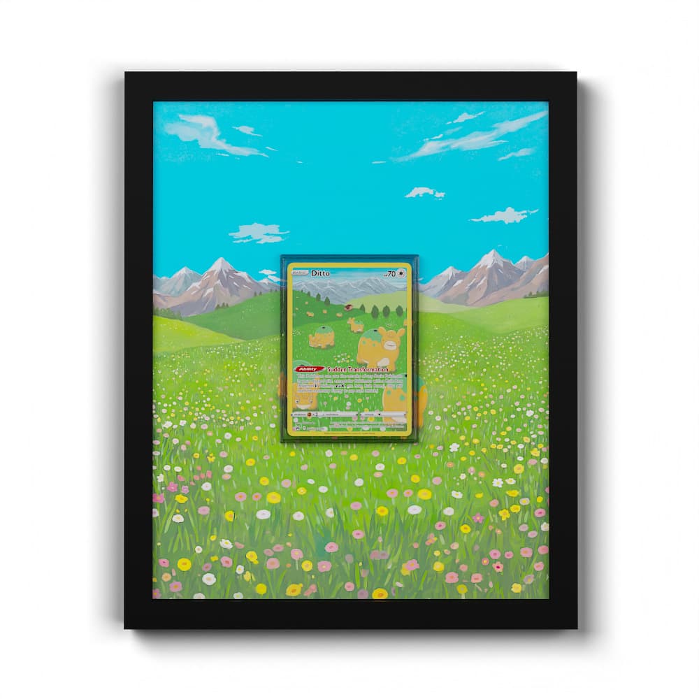 GG22 Ditto - Extended Artwork Framed Pokemon Card Display