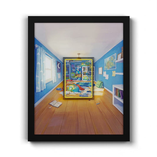 GG23 Dummisel - Extended Artwork Framed Pokemon Card Display