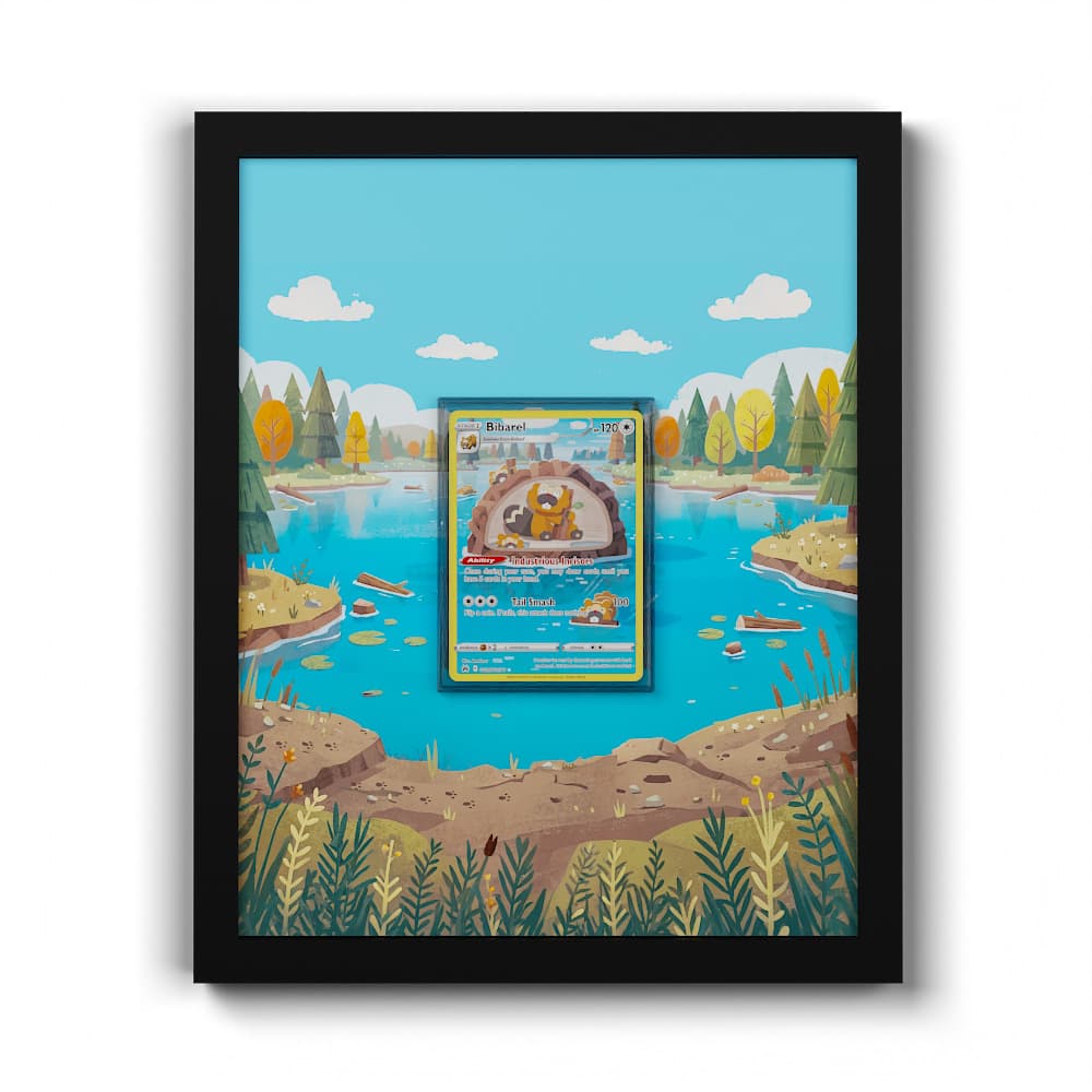 GG25 Bidifas - Extended Artwork Framed Pokemon Card Display