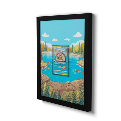 GG25 Bidifas - Extended Artwork Framed Pokemon Card Display