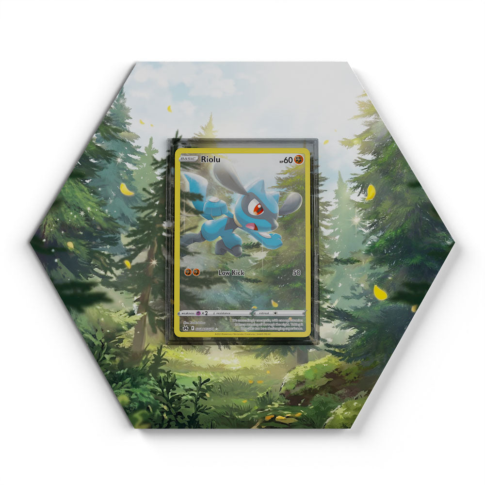 GG26/GG70 Riolu - Extended Artwork Pokemon Card Display