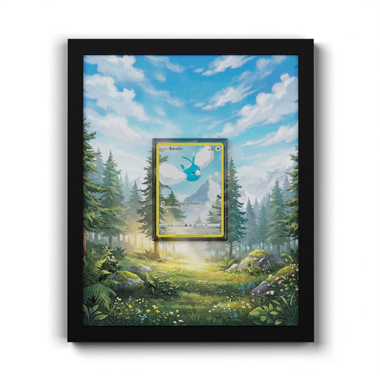 GG27 Wablu - Extended Artwork Framed Pokemon Card Display