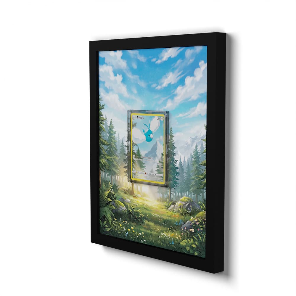 GG27 Wablu - Extended Artwork Framed Pokemon Card Display