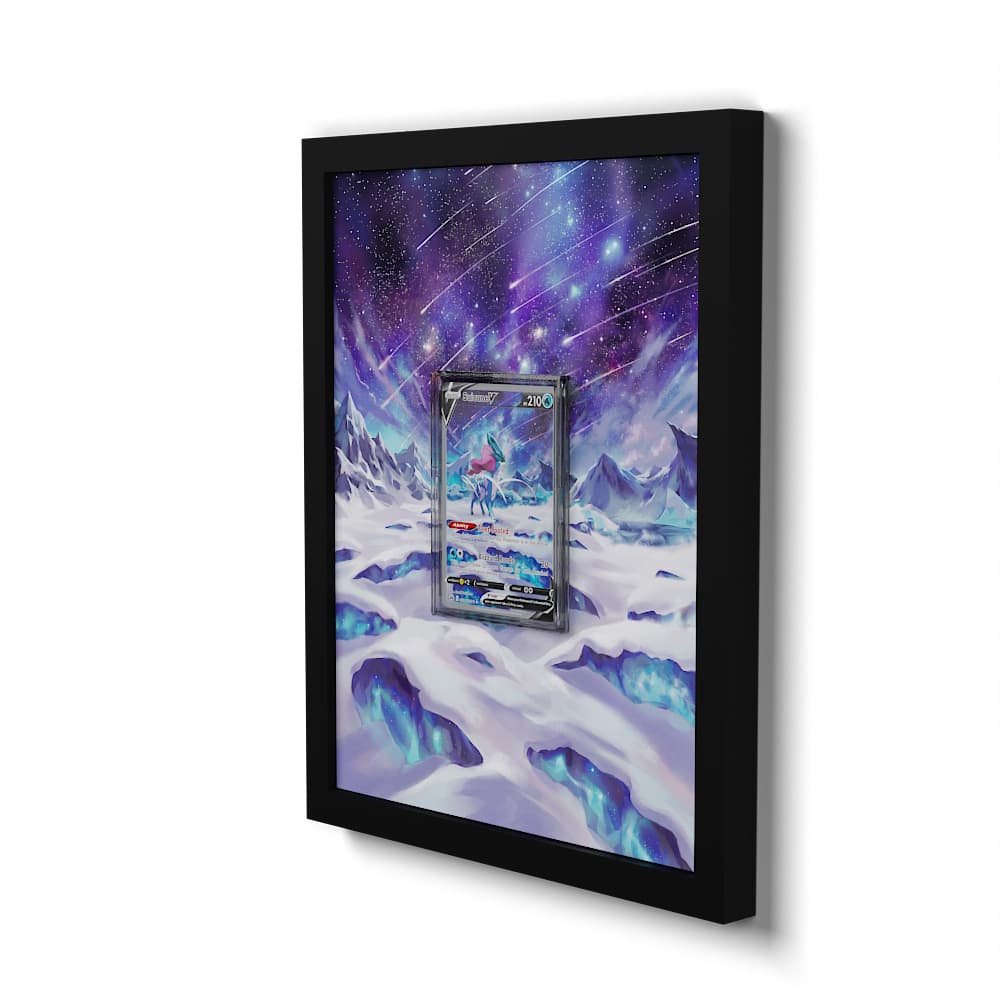 GG38 Suicune V - Extended Artwork Framed Pokemon Card Display