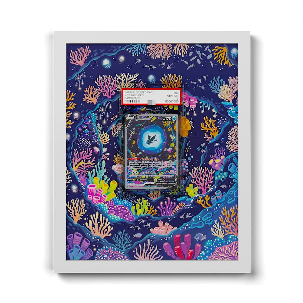 GG39 Lumineon V - Extended Artwork Framed Pokemon Card Display