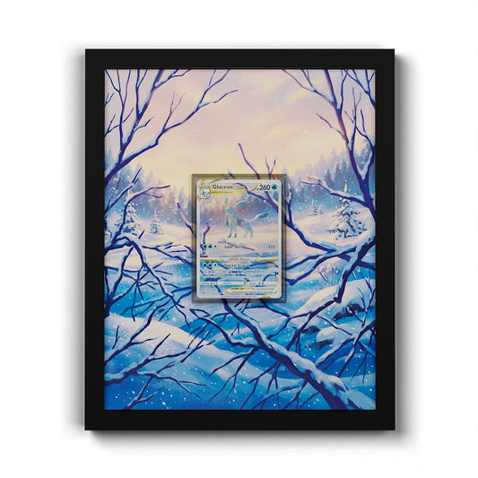 GG40 Glaziola VSTAR - Extended Artwork Framed Pokemon Card Display
