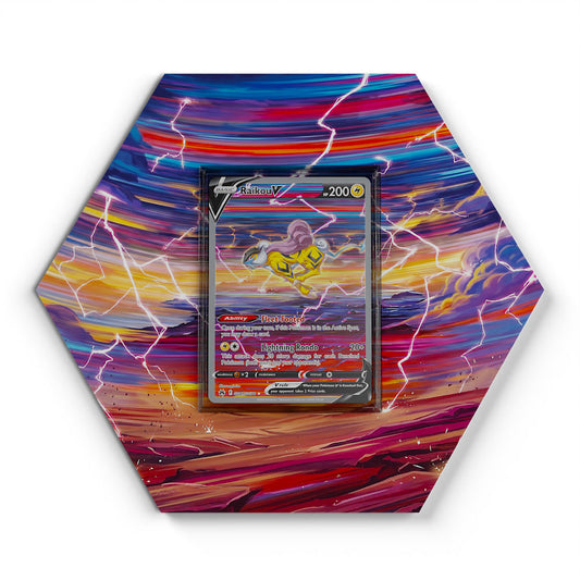 GG41/GG70 Raikou V - Extended Artwork Pokemon Card Display