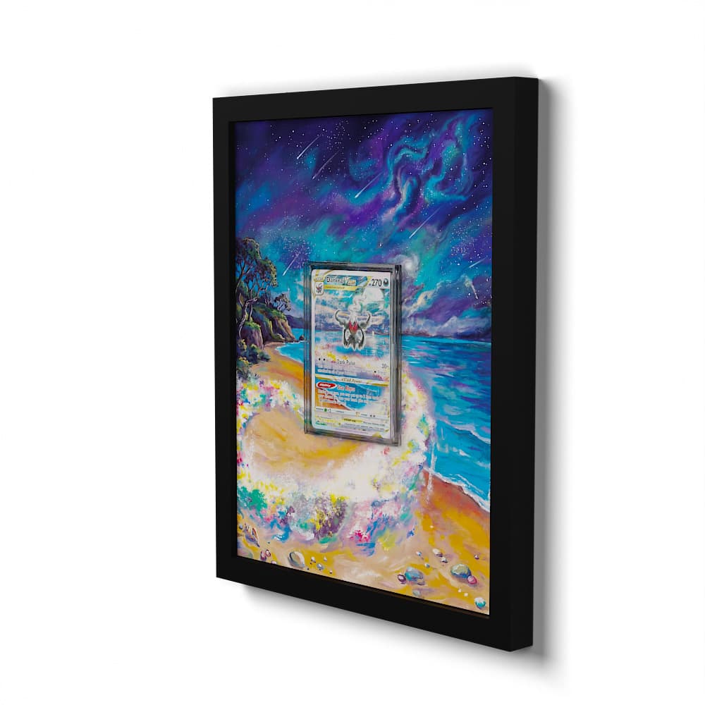GG50 Darkrai VSTAR - Extended Artwork Framed Pokemon Card Display