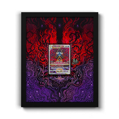 GG52 Hisuian Admurai VSTAR - Extended Artwork Framed Pokemon Card Display