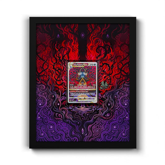 GG52 Hisuian Admurai VSTAR - Extended Artwork Framed Pokemon Card Display
